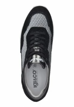 Igi&co® Veloursleder/Textil Sneaker Schwarz -Gabor Shop unnamed file 405