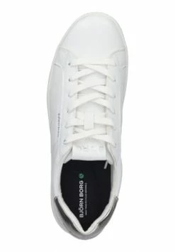 BJÖRN BORG Lederimitat Sneaker Weiß/ Silber -Gabor Shop unnamed file 482