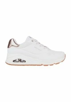 SKECHERS® Uno Sneaker "Shimmer Away", Dämpfend, Atmungsaktiv, Für Damen WHITE DURABUCK/ RO -Gabor Shop unnamed file 593