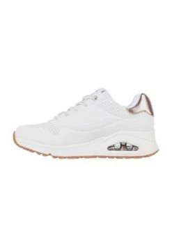 SKECHERS® Uno Sneaker "Shimmer Away", Dämpfend, Atmungsaktiv, Für Damen WHITE DURABUCK/ RO -Gabor Shop unnamed file 595