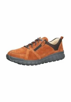 Ganter Veloursleder/Mesh Sneaker Rostbraun